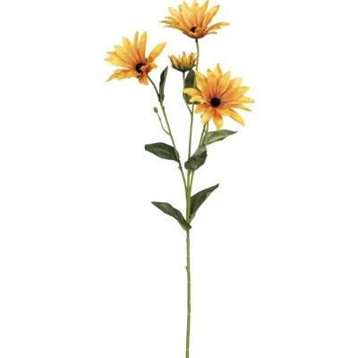 Sedmokráska umelá kvetina 76 cm oranžová