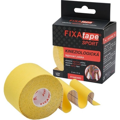 Fixatape Standard Sportovní tejpovací páska žlutá 5 cm x 5 m