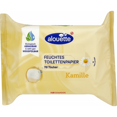 alouette Vlhčený s heřmánkem Classic 70 ks