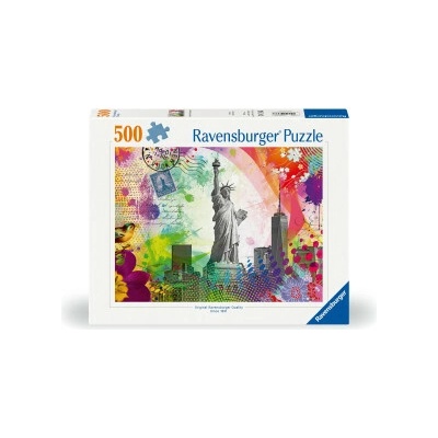 Ravensburger Postkarte aus New York 500 dílků