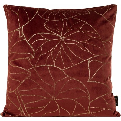 Takoy BLINK 17 z mäkkého zamatu so zlatým motívom listov-HF-388523 45 x 45 cm