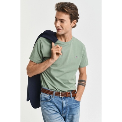 Gant slim pique SS Kalamata green