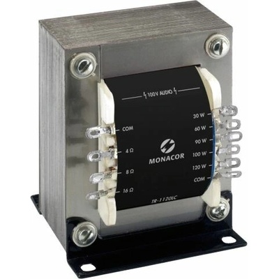100 V audio transformátor Monacor TR-1120LC, 120 W