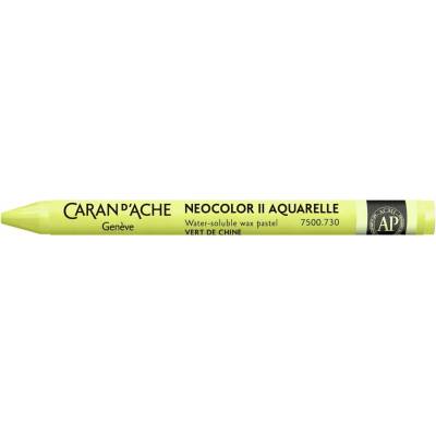 Caran d´Ache akvarelový voskový pastel Neocolor II 730 chinese green