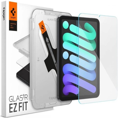 Spigen Tempered Glass GLAS. tR EZ Fit - висококачествено стъклено защитно покритие за дисплея на iPad mini 6 (2021) (прозрачно)