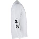 Northwave Мъжка фланелка с дълъг ръкав за колоездене Northwave Bomb Hello Goodbye Jersey Short Sleeve Cycling jersey - White (056-3993-0114)