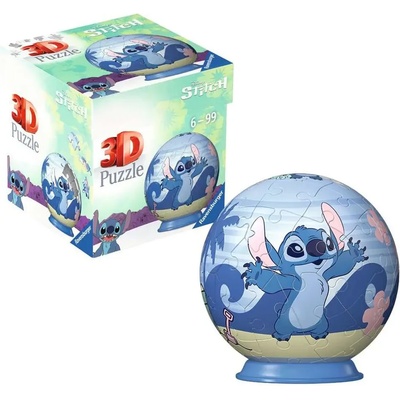 - Puzzle 3D puzzleball Disney Stitch - 40 - 99 piese