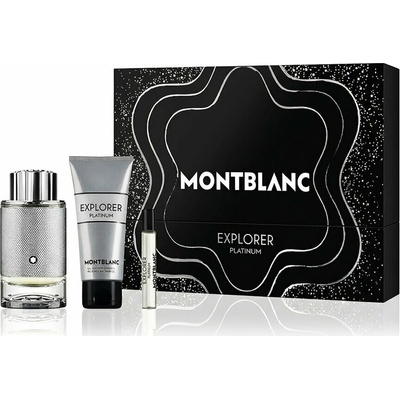 Montblanc Explorer Platinum EDP 100 ml + sprchový gél 100 ml + EDP 7 5 ml mini