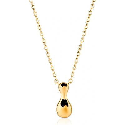 Olivie Strieborný náhrdelník kvapka gold 9453