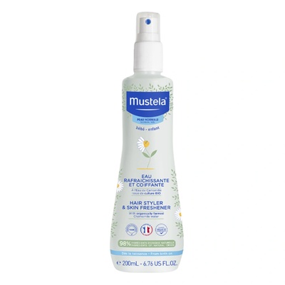 Mustela Mustela, Hair Styler & Skin Refresher, Camomile, Softening, Lotion, For Hair & Body, 200 ml