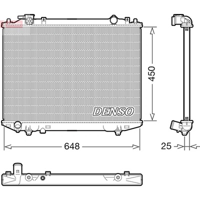Chladič motora DENSO DRM10117