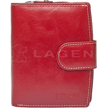 Lagen dámska kožená peňaženka Red 3807 EST