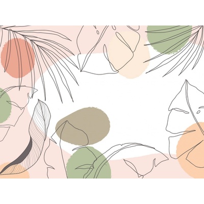 AG design FTNS-1277 vliesová fototapeta Tender Contour rozměry 360 x 270 cm