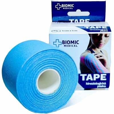 BIOMIC Tape kineziologická páska modrá 5 cm x 5 m