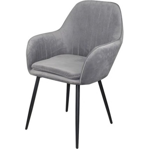 Bogdan Furniture Am Стол АМ-711-2 сиво кадифе