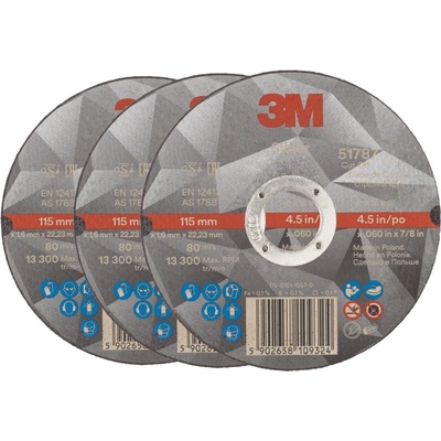 3M Silver Řezný kotouč 115 x 1,6 mm 7100139229 3 ks