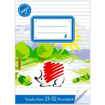 ICO Sinner's Schoolmaster Тетрадка с линийка за 4. клас - A5, 21-32 (7500050007)