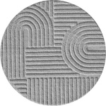Ayyildiz Светлосив кръгъл килим ø 160 cm Art - Ayyildiz Carpets (ART1601601121SILVER)