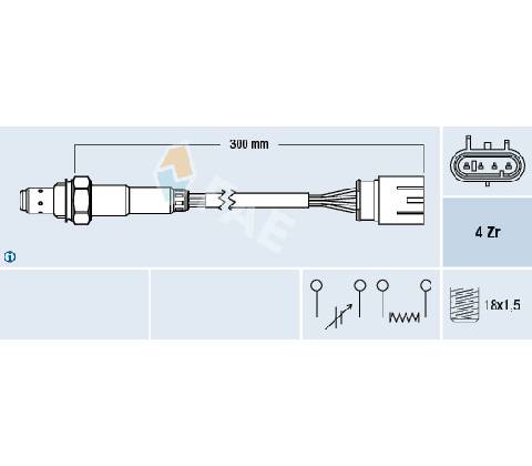 Lambda sonda FAE 77586