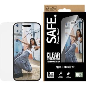 Panzer Стъклен протектор Safe за iPhone 17 Air, UWF, EasyAligner