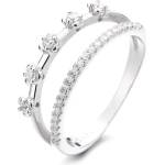 Silenti Jewelry Сребърен пръстен "Роза" - 5 - 49мм (15.6мм диам. )