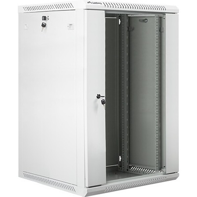 Lanberg Комуникационен шкаф Lanberg rack cabinet 19" wall-mount 18U / 600x600 for self-assembly (flat pack), grey (WF01-6618-10S)