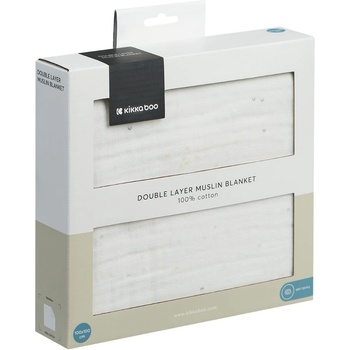 KikkaBoo Двупластово одеяло от муселин KikkaBoo - Sleepy Sheep, 100 х 100 cm (31103010090)