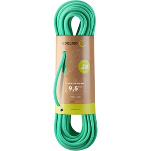 Edelrid Единично въже Edelrid Eagle Lite Eco Dry 9, 5 mm Single rope - Bright Green - размер 60 m (308-0356-0112)