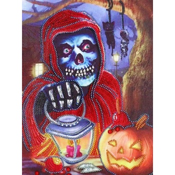Norimpex - Puzzle Diamant painting: Halloween 30x40cm 7D - 1 - 39 piese
