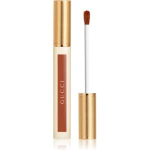 Gucci Gucci Beauty Glow Oil-In-Water Tint Liquid Lipstick гланциращо хидратиращо течно червило цвят 308 Lucy Dark Orange 6.5ml