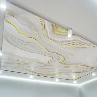 Art Gift Decor Фототапет за таван - Злато и мрамор