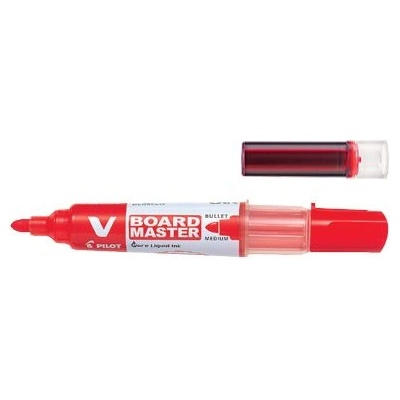 МАРКЕР ЗА БЯЛА ДЪСКА pilot +ДОПЪЛНИТЕЛЕН РЕФИЛ ЧРВ