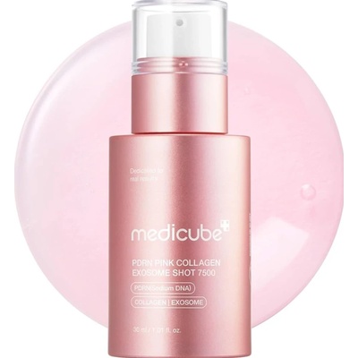medicube PDRN Pink Collagen Exosome Shot Serum 7500 - Регенериращ серум с микроигли 30мл