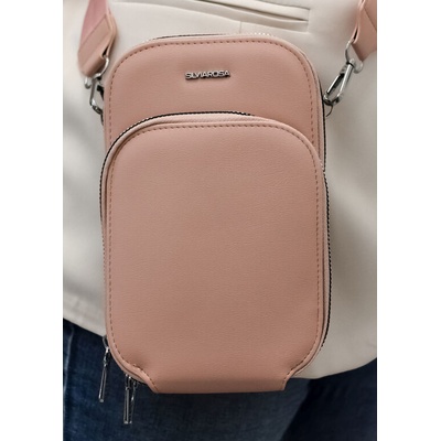 Dámska peňaženka staroružová kabelka na telefón/peňaženka s popruhom crossbody HATTIE