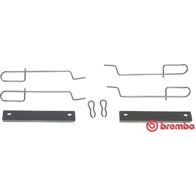 Sada príslušenstva obloženia kotúčovej brzdy BREMBO A 02 214 (A02214)
