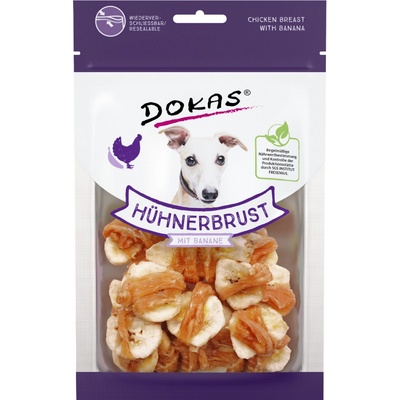 Dokas Kuřecí prsa s banánem 70 g