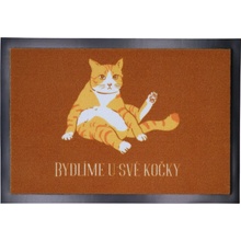 Mercury Flooring Bývame u svojej mačky Oranžová 40x60 cm