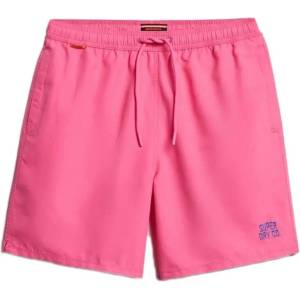 Superdry Бански гащета Superdry Essential 16´´ swimming shorts - Pink (Shocking Pink)