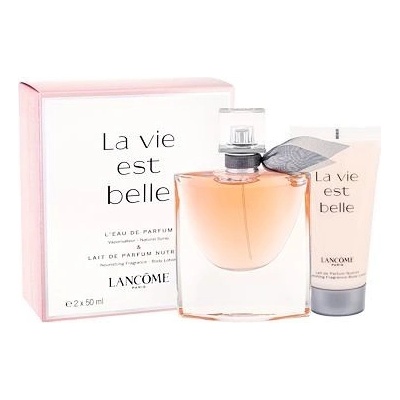 Lancôme La Vie Est Belle dárková sada: EDP 50 ml + telové mlieko 50 ml