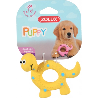 Zolux DINO latexová hračka pro štěňátka 9,5 x 3 x 9 cm