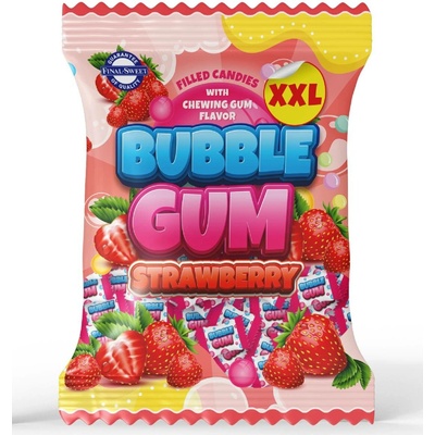 Bubble gum XXL strawberry 300 g