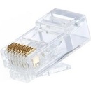 Solarix Konektor RJ45 CAT5E UTP 8p8c nestíněný neskládaný na drát 100 ks