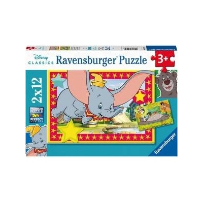 Ravensburger Disney Classics puzzle 2x12pcs