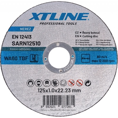 Xtline Kotouč řezný 115 x 1,0 x 22 mm SARN11510