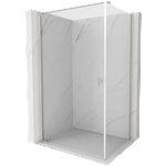 Mexen Mist-B Каbина за душ с отваряща се врата 75 x 110 см, прозрачна, сатениран (8A2T-075-110-97-00)