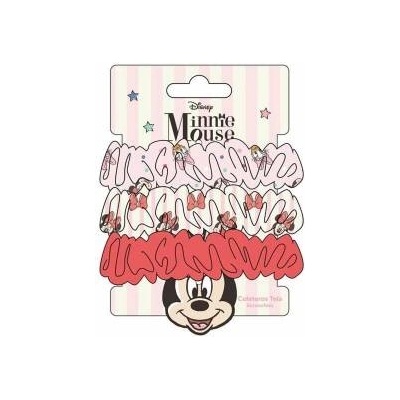 Minnie Mouse Гумени Ластици за Коса Minnie Mouse Червен 3 Части
