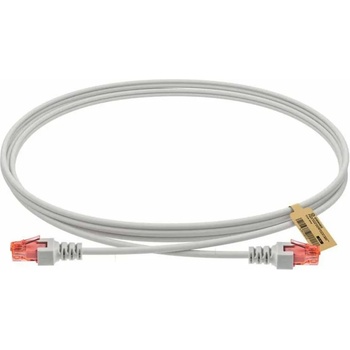 Conneu Пач корда, u/utp, кат. 6 lszh cca, сива, 2м (3-7611201-2)