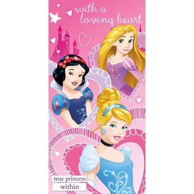 JERRY FABRICS Osuška Disney Princezné 04 70x140 cm
