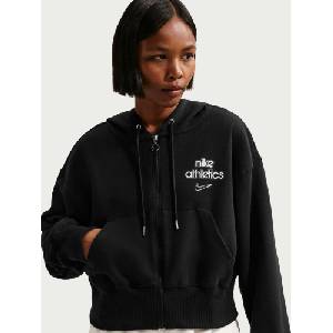 Nike Суитшърт w nk phnx flc fz hd gls