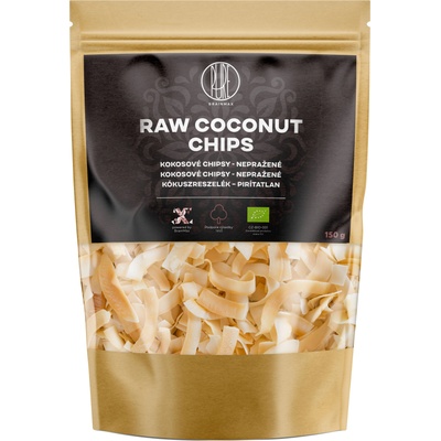 BrainMax Pure Чисти сурови чипс от кокос, БИО кокосови чипс, 100 г